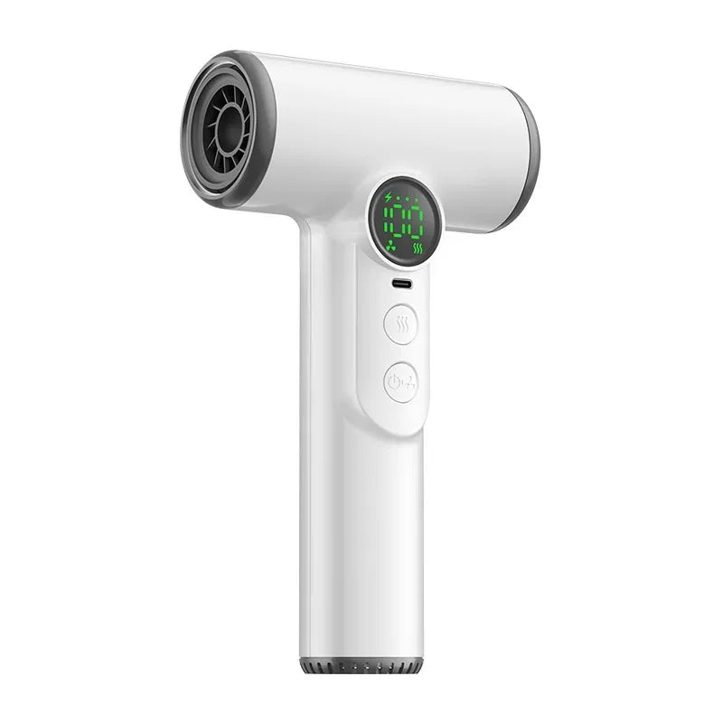 CHUBAN Wireless Hair Dryer – 100000RPM High Wind, USB-C Rechargeable