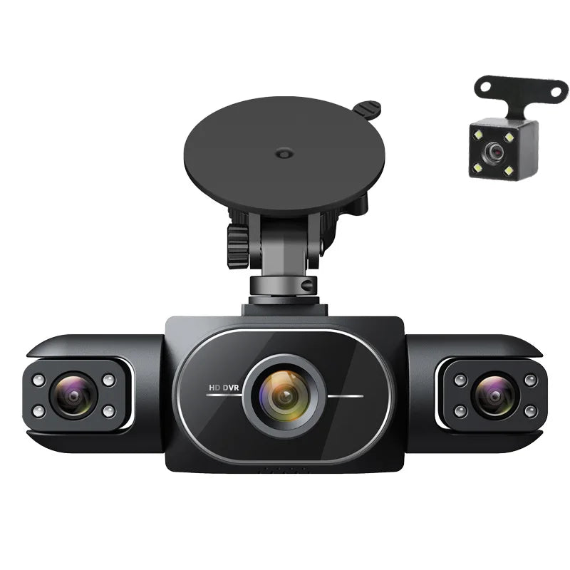 Baideluo 360° 4-Camera Dash Cam – Full Coverage Parking Guard & Night Vision DVR