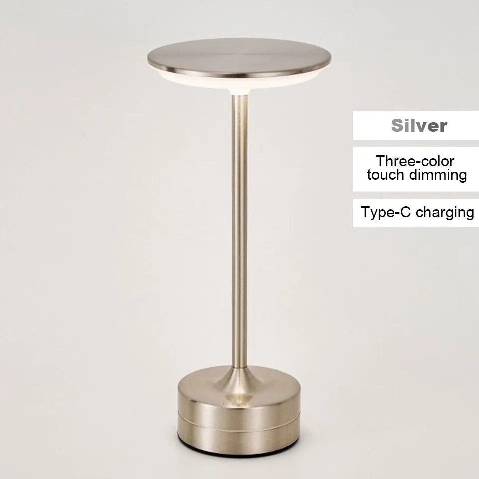 Modern Crystal LED Table Lamp | Touch Sensor, USB Powered, Decorative Night Light
