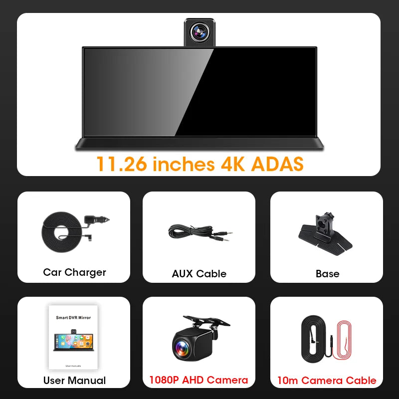 JANSITE 10.26β / 11.26β Wireless CarPlay & Android Auto Smart Screen β Optional 4K Dash Cam & ADAS