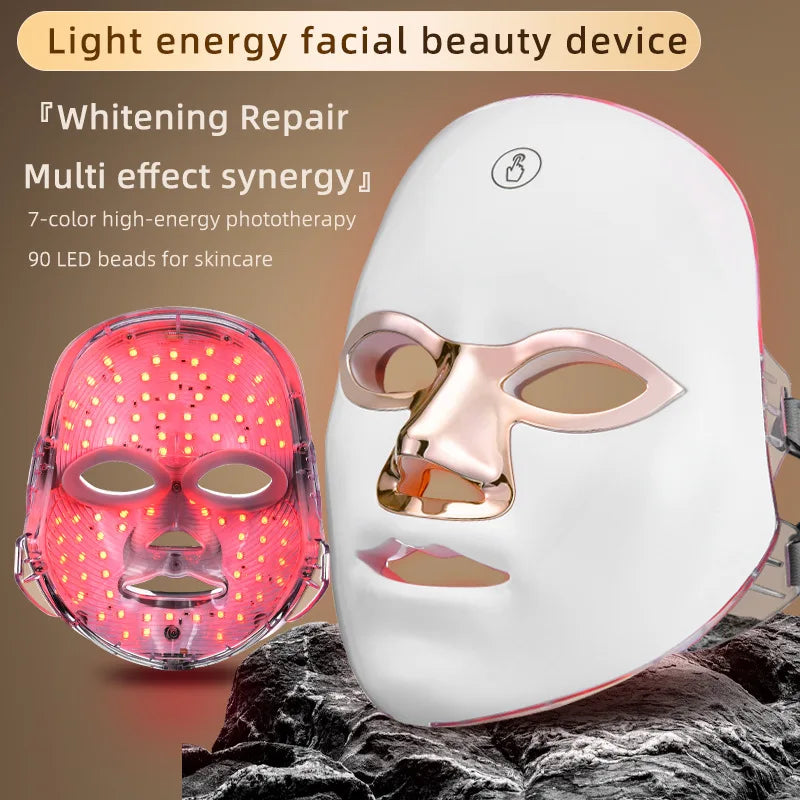 7-Color LED Light Therapy Face Mask โ Lifting, Whitening & Anti-Wrinkle Care