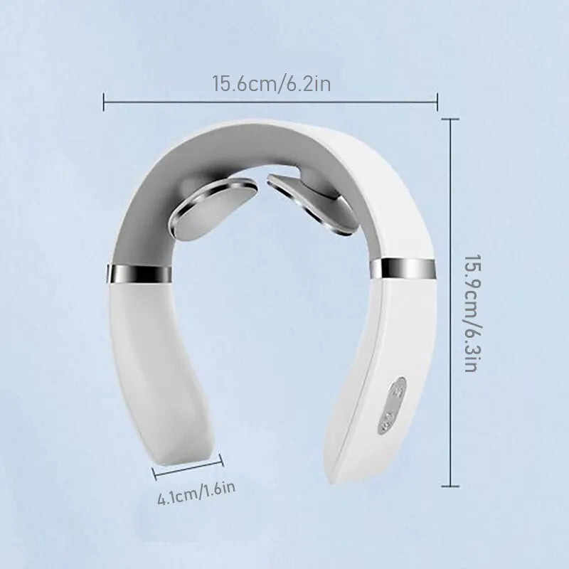 Portable Mini Cervical Neck & Shoulder Massager – Deep Massage with Warm Pressing Care