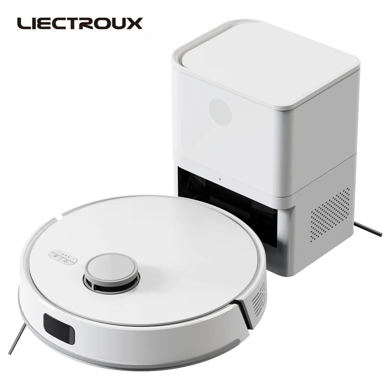 Liectroux M70 Pro Smart Robot Vacuum β LiDAR Navigation, 175-Min Runtime, Self-Empty Base