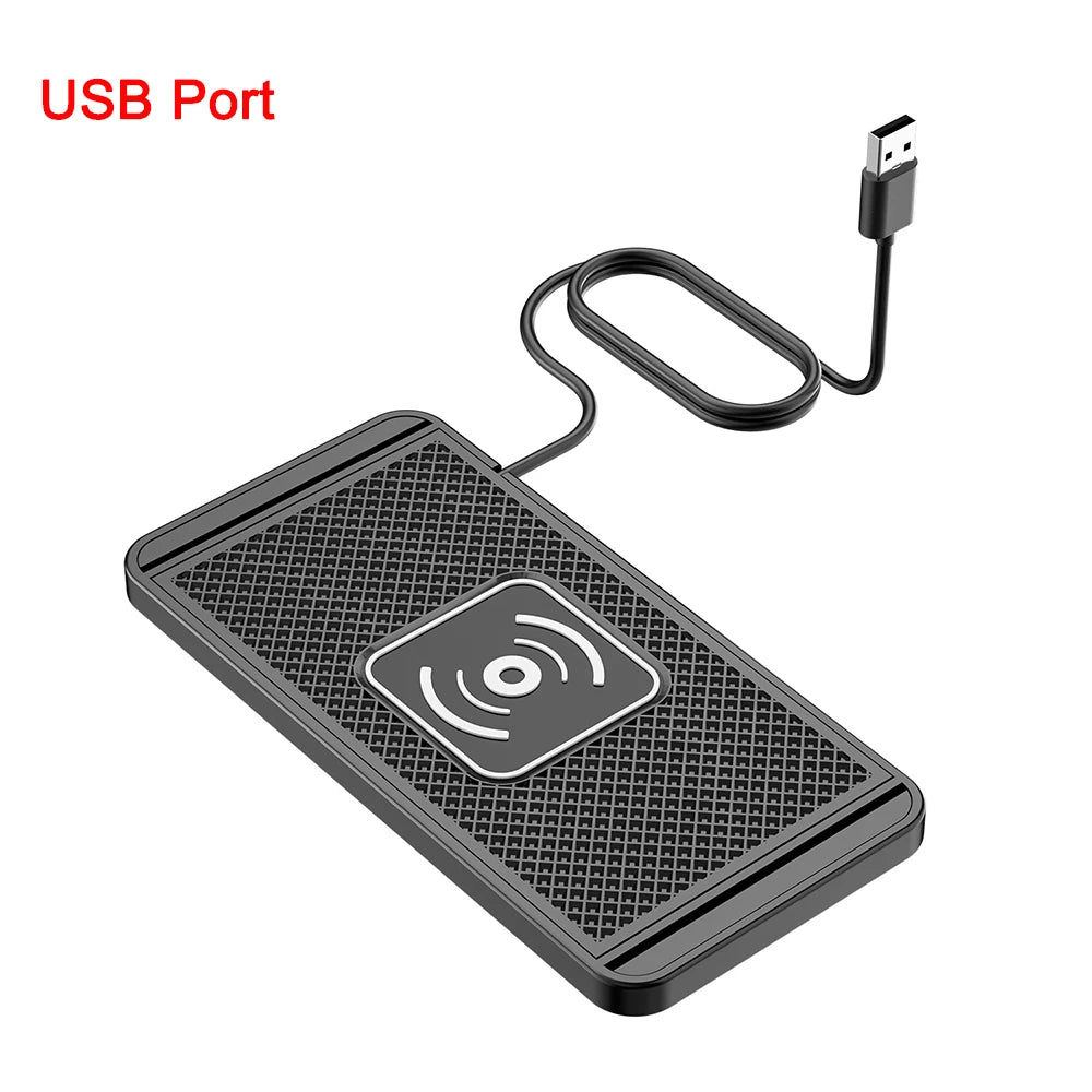 15W Fast Wireless Charger Pad | DIY Car Charging Mat for iPhone & Earphones