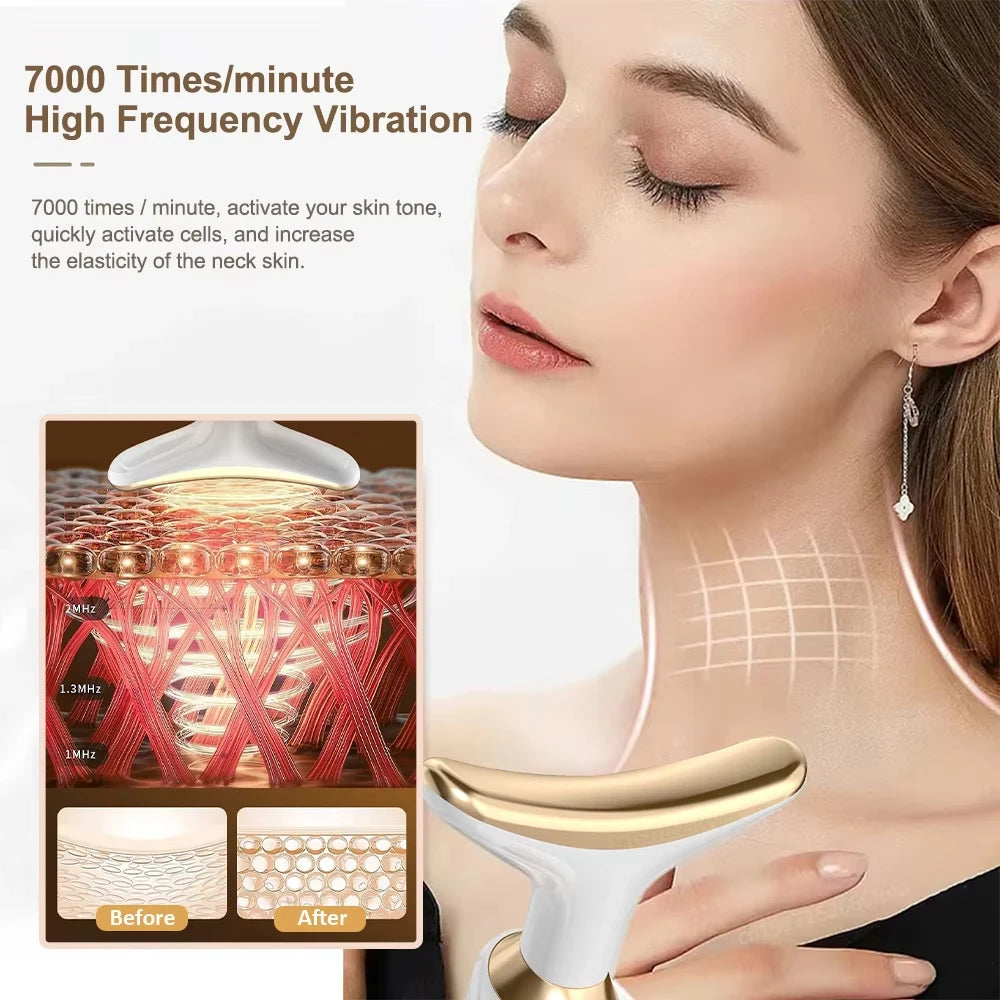 BXA Face & Neck Lifting Massager – Microcurrent Anti-Aging Skin Tightening Tool