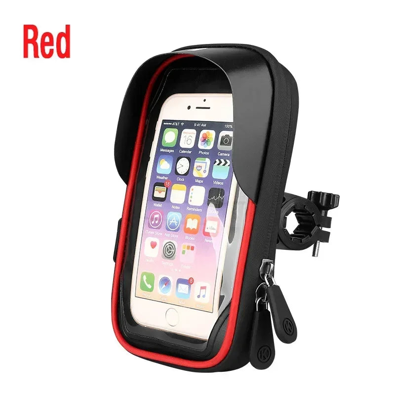Handlebar Phone Holder Bag – Touch Screen Bike & Motorcycle Mount