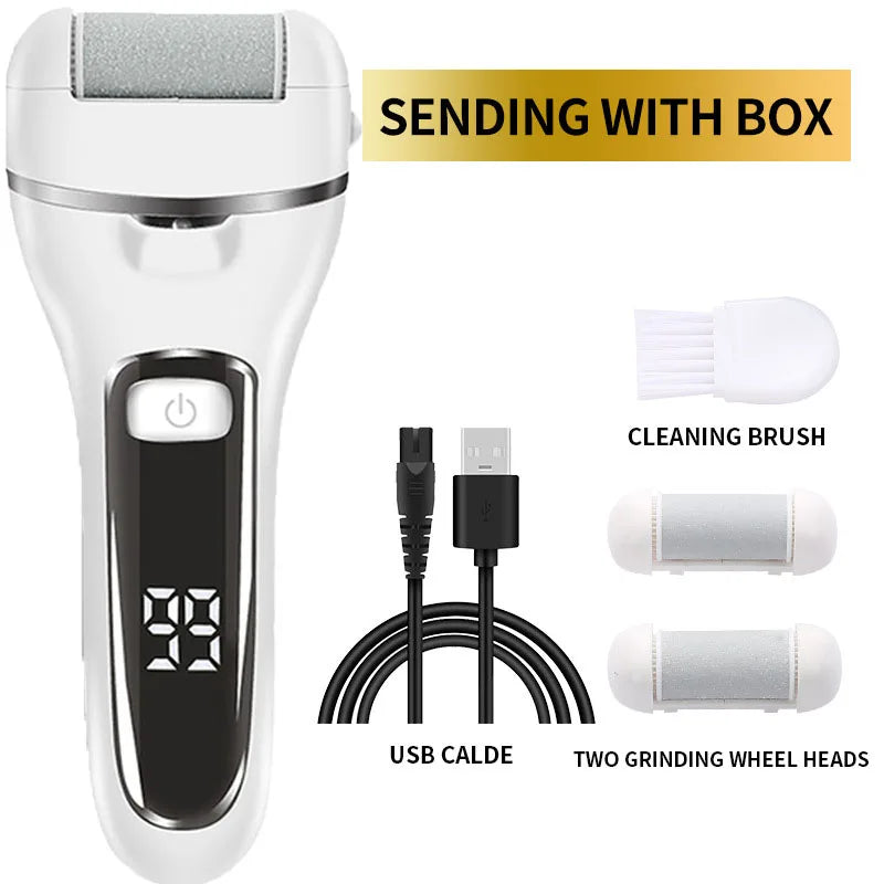 SHUYU Rechargeable Electric Foot Grinding Device β 18-in-1 Pedicure Set with 2 Speeds