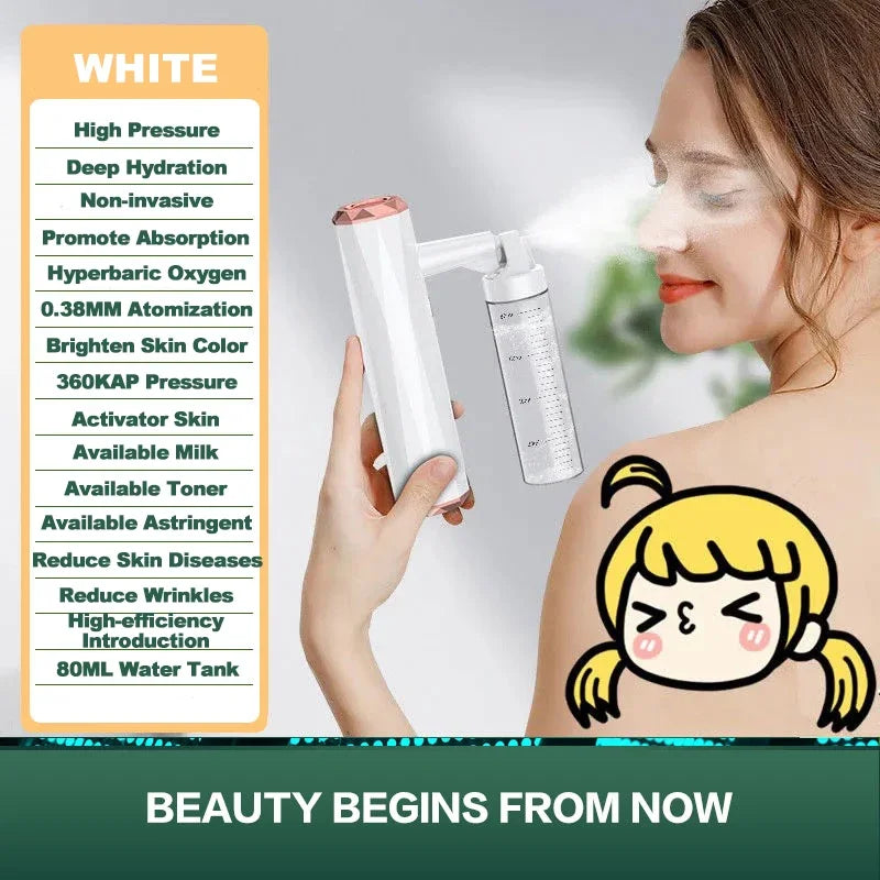 ANBADUBA Hot & Cold EMS Facial Massager – Galvanic Ion LED Skin Rejuvenation Device