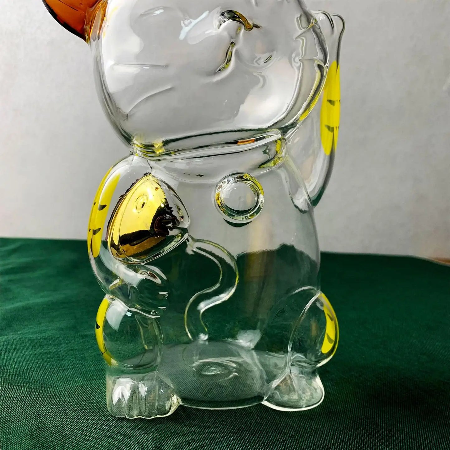 1000ml Cat Shaped Glass Drinks Decanter – Hand Blown Wine & Spirits Carafe