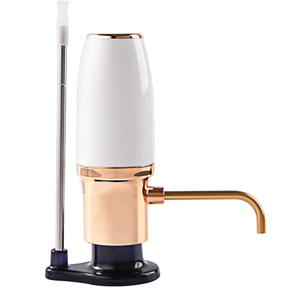Electric Wine Decanter & Aerator – Instant USB Rechargeable Automatic Wine Pourer for Home Bar