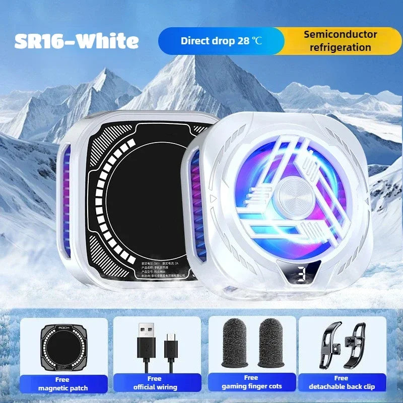 Smartphone Cooling Fan (Cable Powered) โ Portable Heat Dissipation Accessory