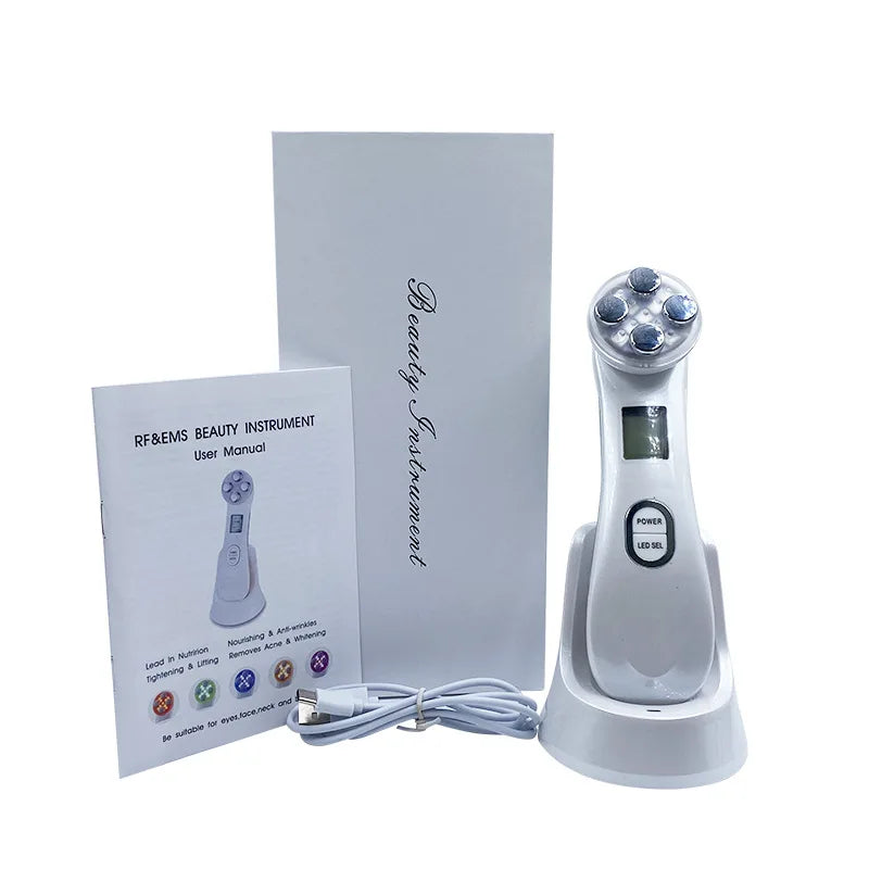 Zetesbeauty EMS Face Lifting Device – LED Photon Microcurrent Facial & Neck Firming Massager