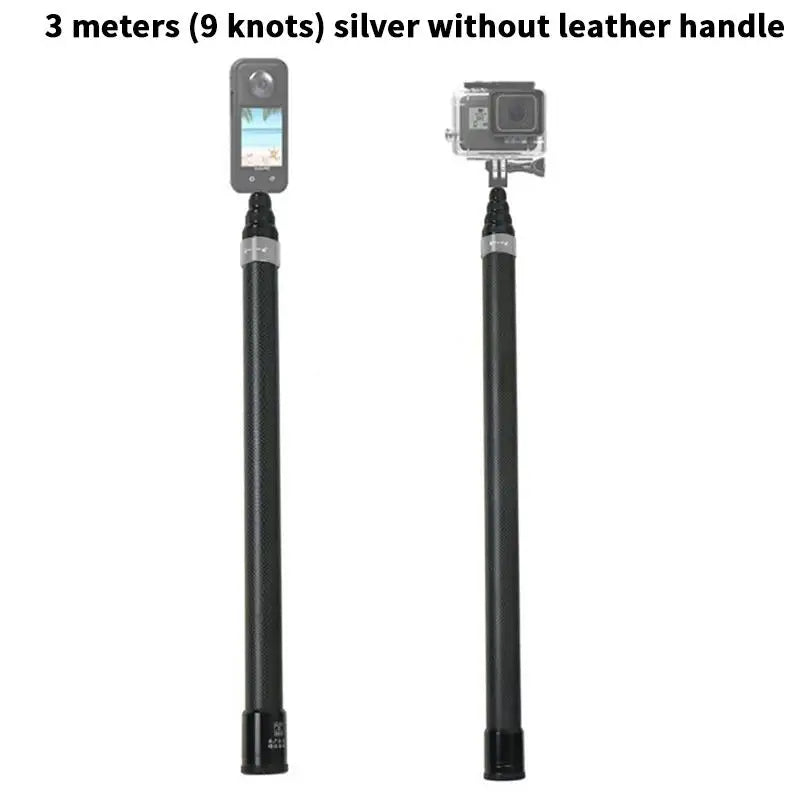 Lightweight Carbon Fiber Extension Rod for Cameras, GoPro & Smartphones