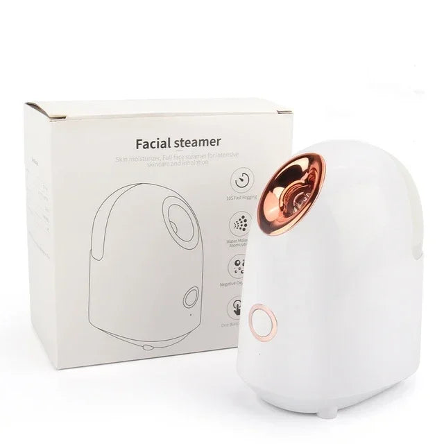 KEMOKO Electric Face Steamer – Hot & Cold Massager with Nano Mist SPA Care