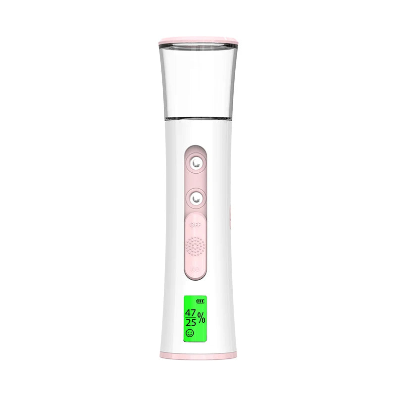 Hailicare Handheld Nano Mist Facial Sprayer – LED Display Hot & Cold Skin Moisturiser