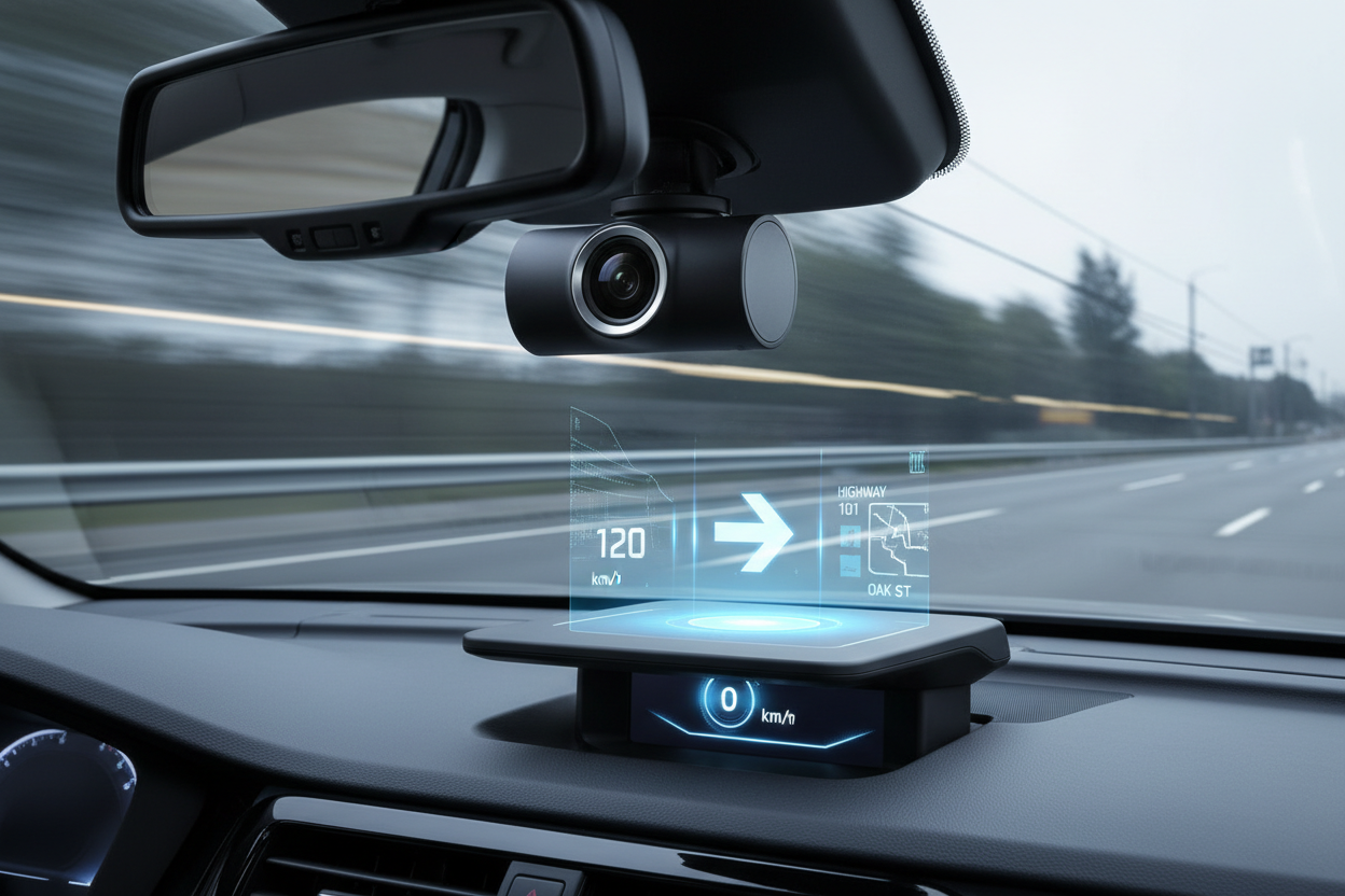 🚗Dash Cams & Heads up Displays