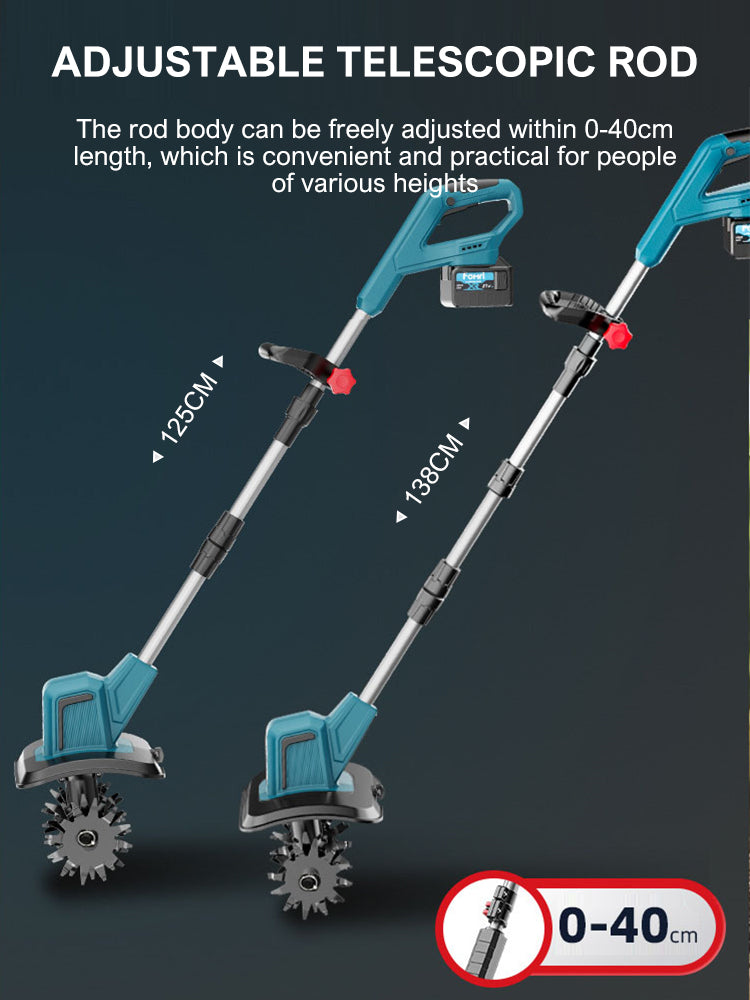 ISFRIDAY Electric Cultivator 21V Cordless Garden Tiller 330RPM For Makita Battery(NO Battery)