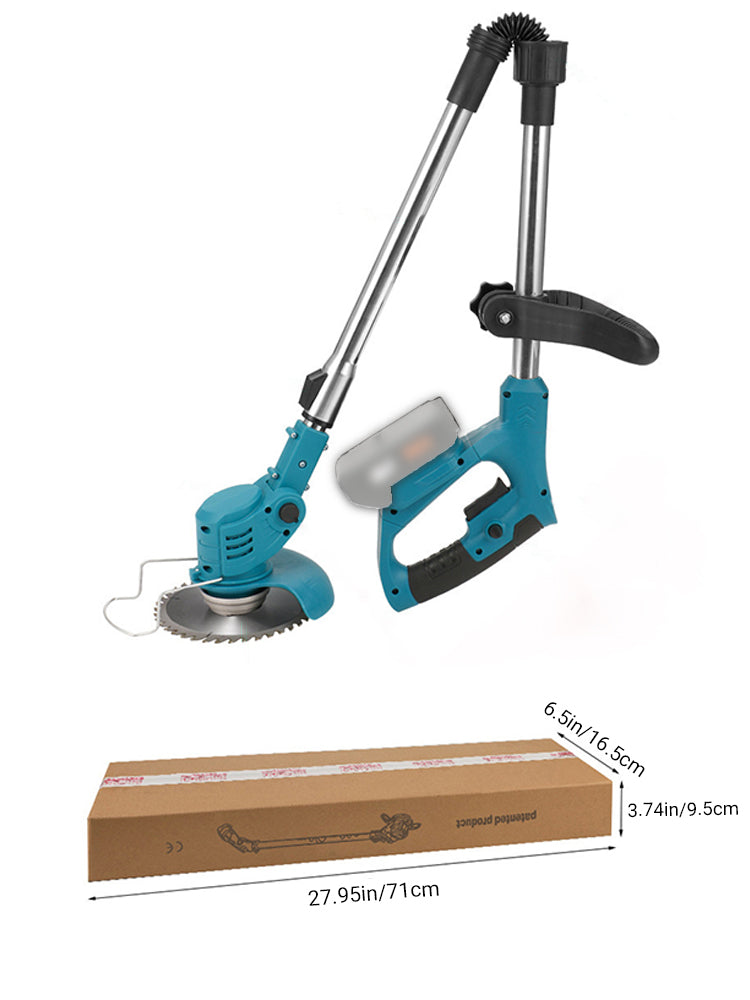 Cordless Lawn Mower Trimmer 650W Multi Blade Grass Cutter Makita 21V Battery Compatible