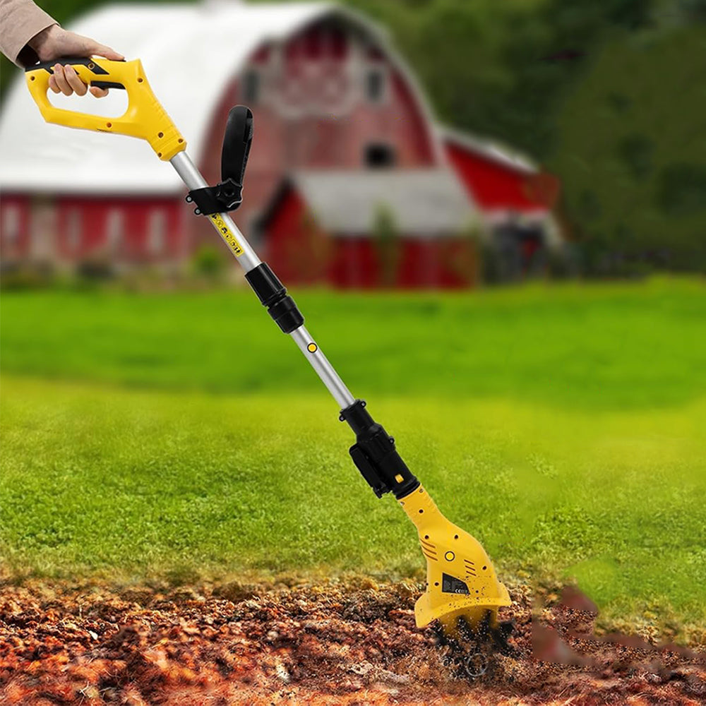 Cordless Garden Cultivator 21V Brushless Motor Soil Tiller (Makita 21V Battery Compatible)