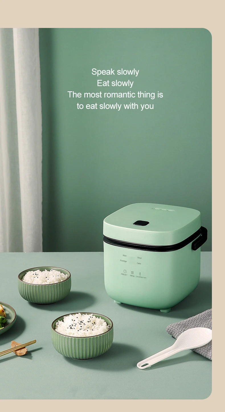 BALASHOV 1.2L Mini Electric Rice Cooker – Compact 200W Rice & Porridge Cooker