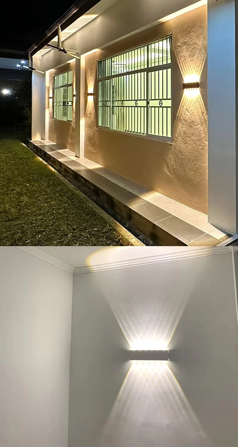 ErtimeLED IP65 Up & Down LED Wall Light | Indoor Outdoor Waterproof Sconce (2W–12W)