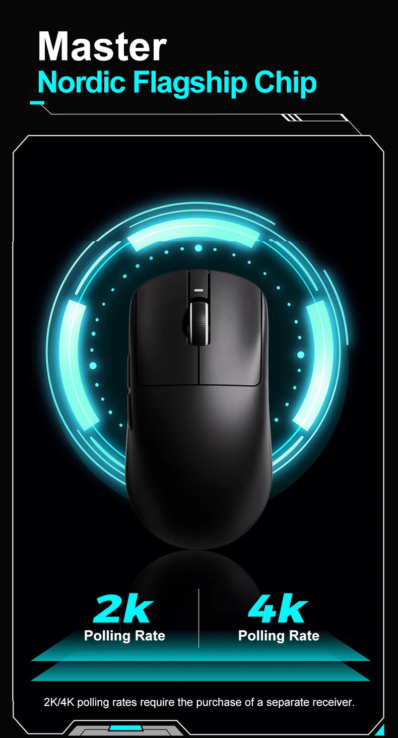 ro Wireless Gaming Mouse – PAW3395, 26,000 DPI, Ultra-Light