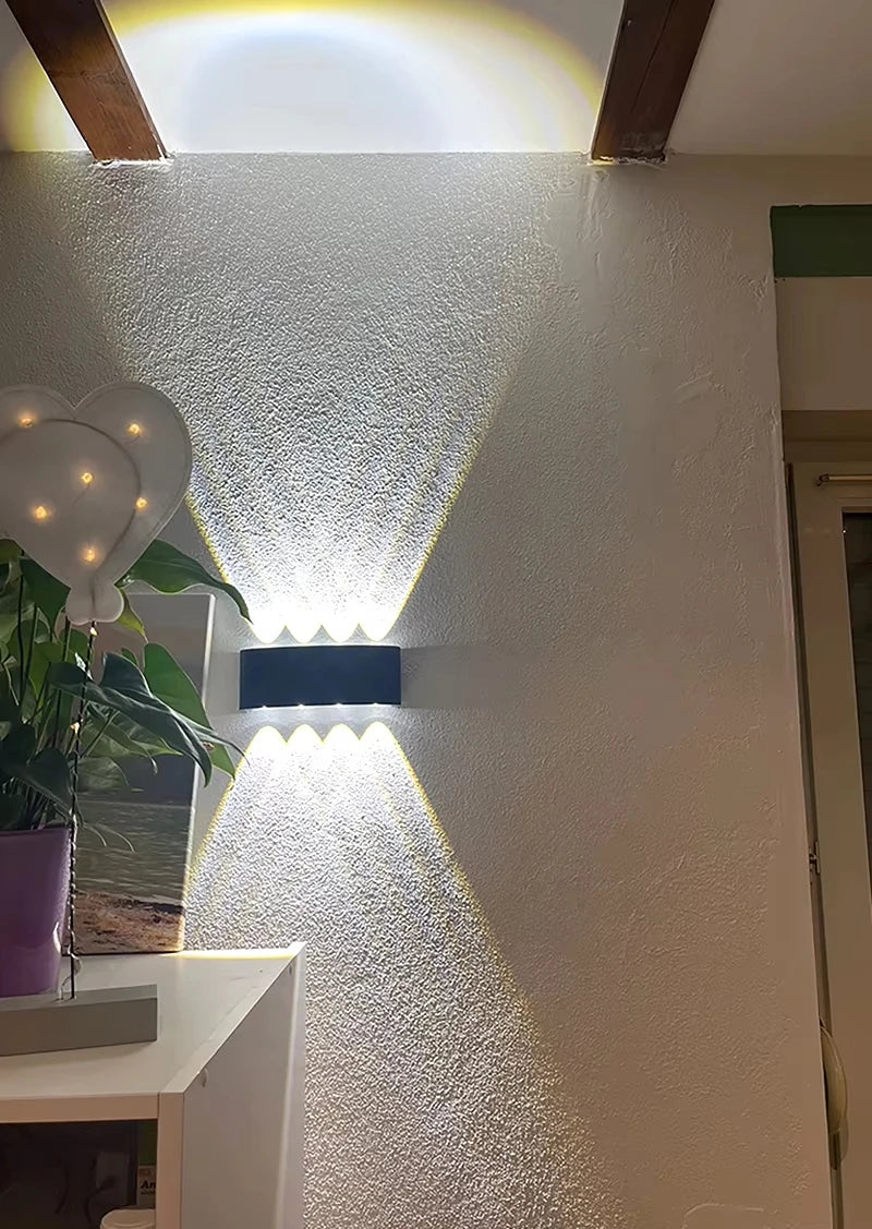 ErtimeLED IP65 Up & Down LED Wall Light | Indoor Outdoor Waterproof Sconce (2W–12W)