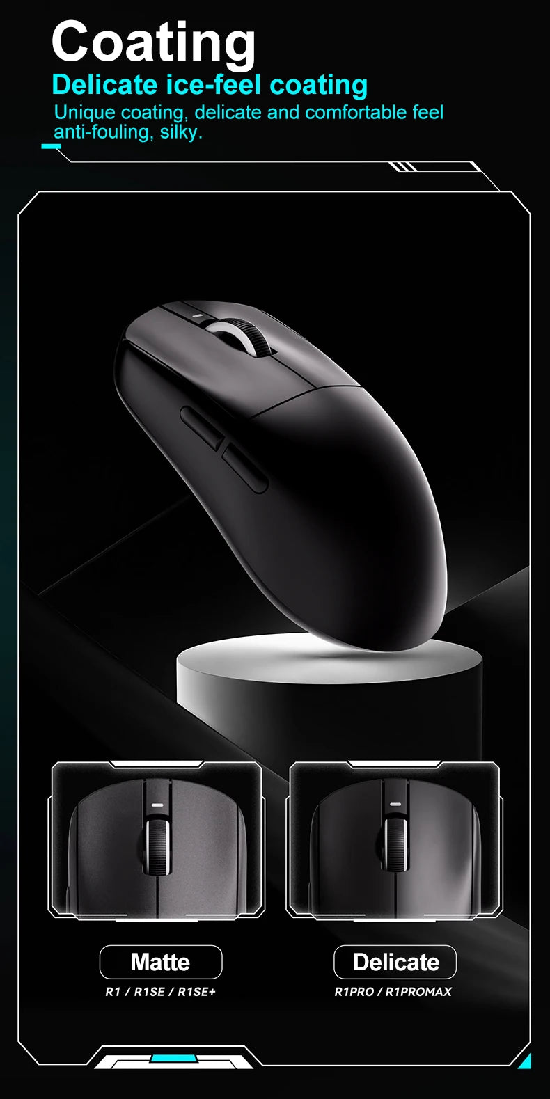 ro Wireless Gaming Mouse – PAW3395, 26,000 DPI, Ultra-Light