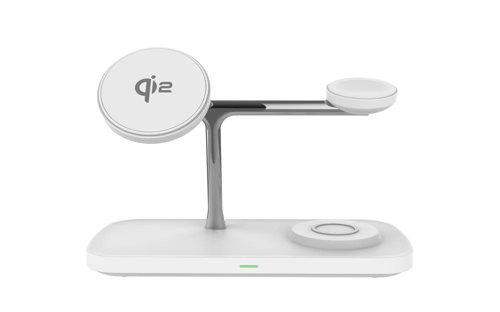 Qi-Certified 15W Magnetic Wireless Charging Station – Apple Devices
