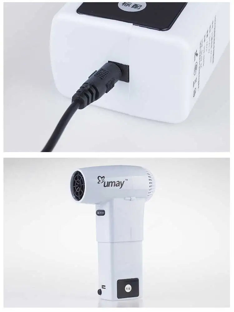 UMAY Portable Cordless Hair Dryer RX-010 – 400W Thermostatic Hot & Cold Wind, Travel-Ready