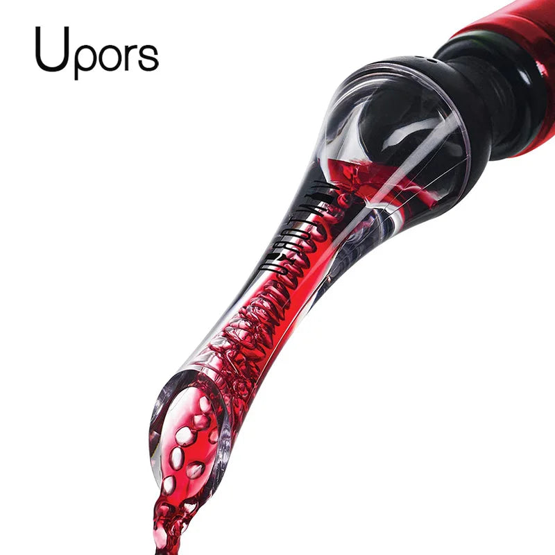 Upors Instant Wine Aerator Pourer – Compact Decanter Attachment for Red & White Wine