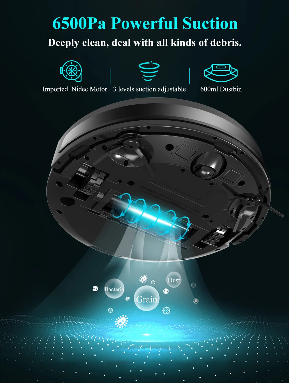 ABIR X8 Smart Robot Vacuum Cleaner – Dual Laser SLAM, Y-Shape Mopping, 3-Year Warranty