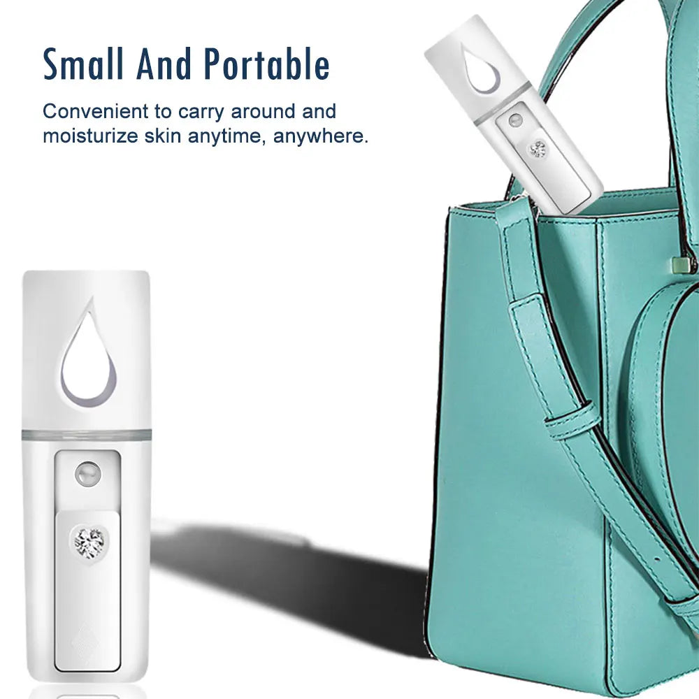 Rechargeable Face Mist Hydrator – Cold Spray Skin Rejuvenation Sprayer