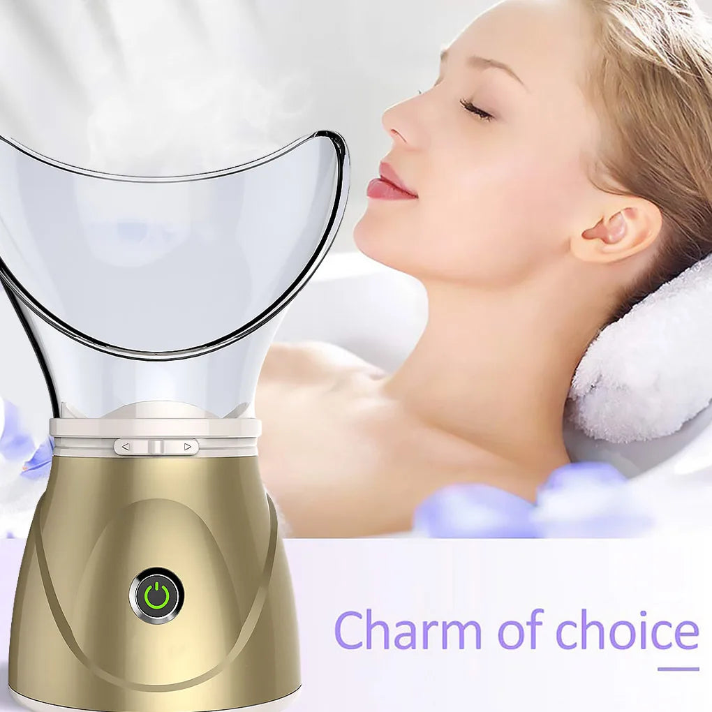 Semimesei Facial Steamer – Electric Cold Mist Skin Hydration & Pore Care Device