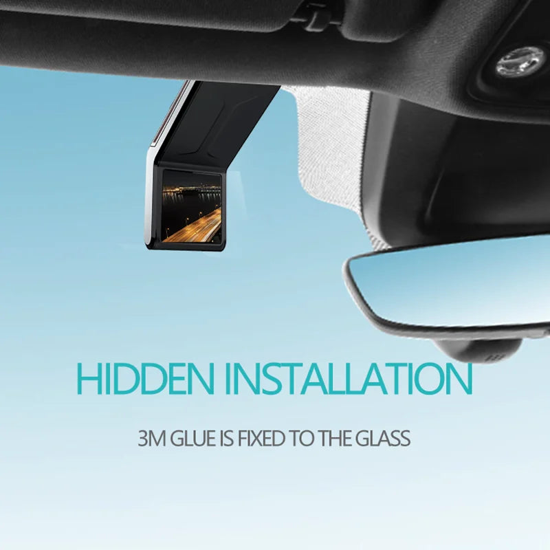 Sameuo U2000 4K Dash Cam – Front & Rear Car DVR with WiFi, Night Vision & Parking Monitor