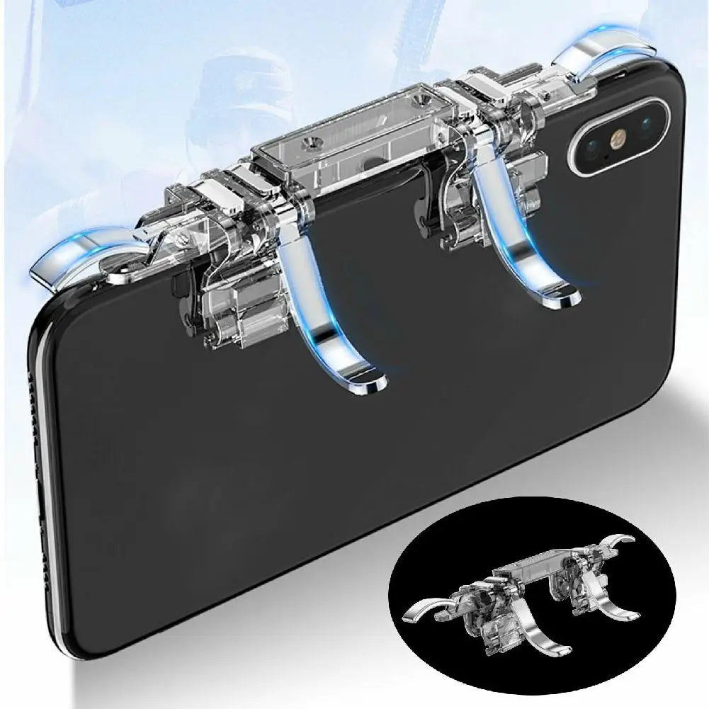 PUBG 6 Finger Controller – Mobile Gaming Trigger Accessory Kit for FPS Game