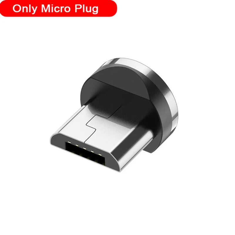 Magnetic Charging Cable 360 Degree – USB-A to Type-C / Lightning / Micro USB (2.4A)