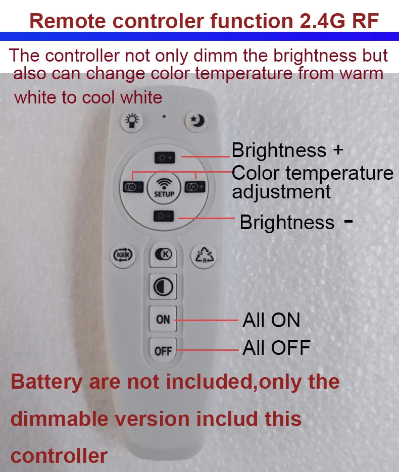 MZXFA Modern LED Pendant Chandelier | Brightness Dimmable, 40–100cm Ring Light