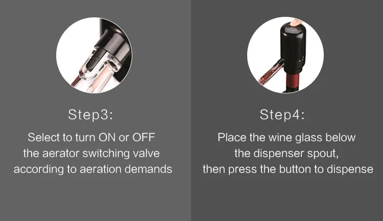 Electric Wine Decanter & Aerator – Automatic Sobering Dispenser with USB Rechargeable Option