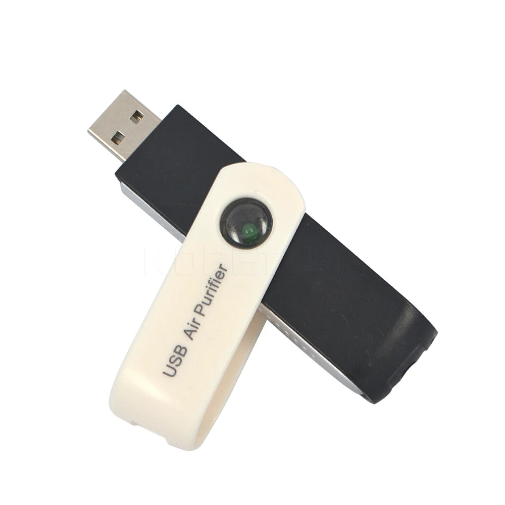 Kebidumei USB Ionic Air Cleaner with Negative Ion Technology – Self-Cleaning Mini Deodorizer for Desk, Car & Small Spaces