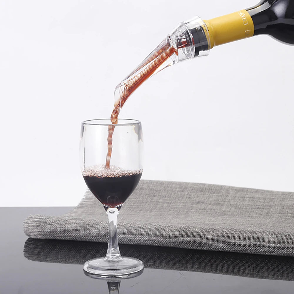 Upors Instant Wine Aerator Pourer – Compact Decanter Attachment for Red & White Wine