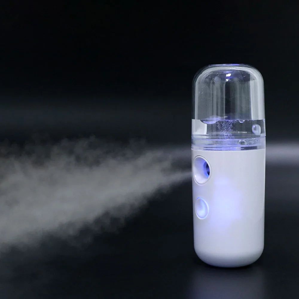 SALORIE Nano Facial Mist Sprayer – Rechargeable 30ml Ionic Face Spray for Skin Hydration