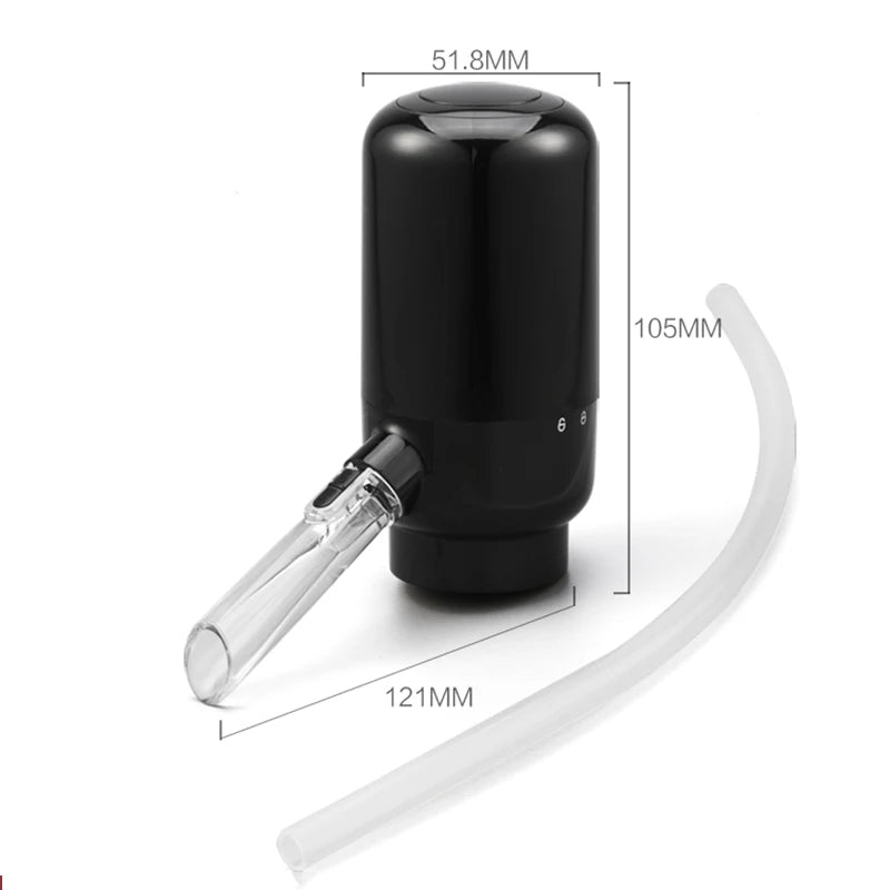 Electric Wine Decanter & Aerator – Automatic Sobering Dispenser with USB Rechargeable Option