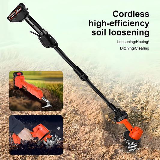 Electric Garden Tool Cordless Cultivator 21V or 24V Battery Random Supply Garden Equipment