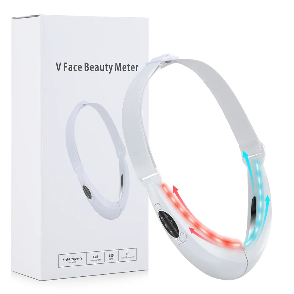 Hailicare Facial Lifting Instrument – EMS Vibration V-Face Slimming Belt