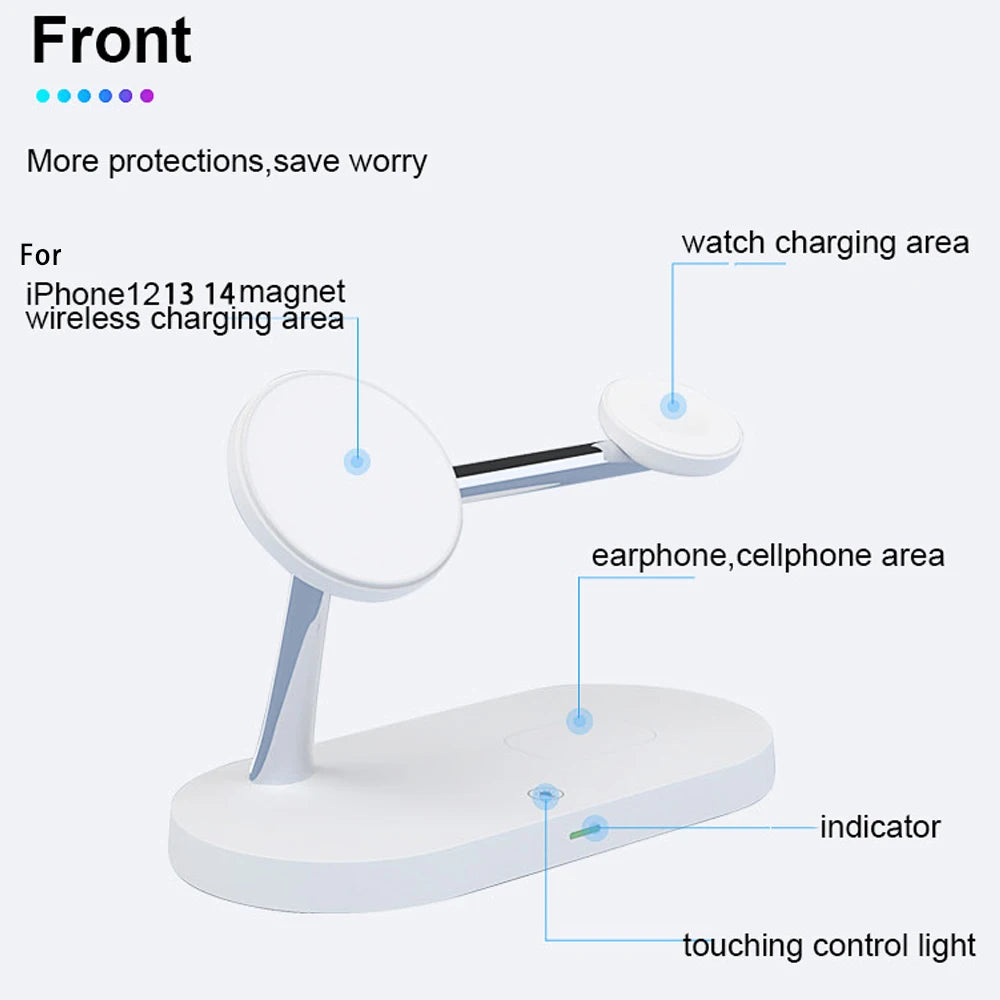 MagSafe Wireless Charging Station with LED Indicator – Apple Only