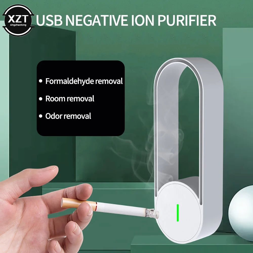 WYMECT Battery-Powered Air Ionizer – Automatic Odor Absorption Purifier for Car, Home & Hotel Rooms