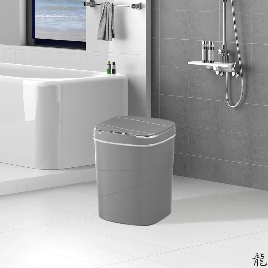 Automatic Induction Trash Can – Hands-Free Wave Sensor Bin (13L / 17L) for Home & Office