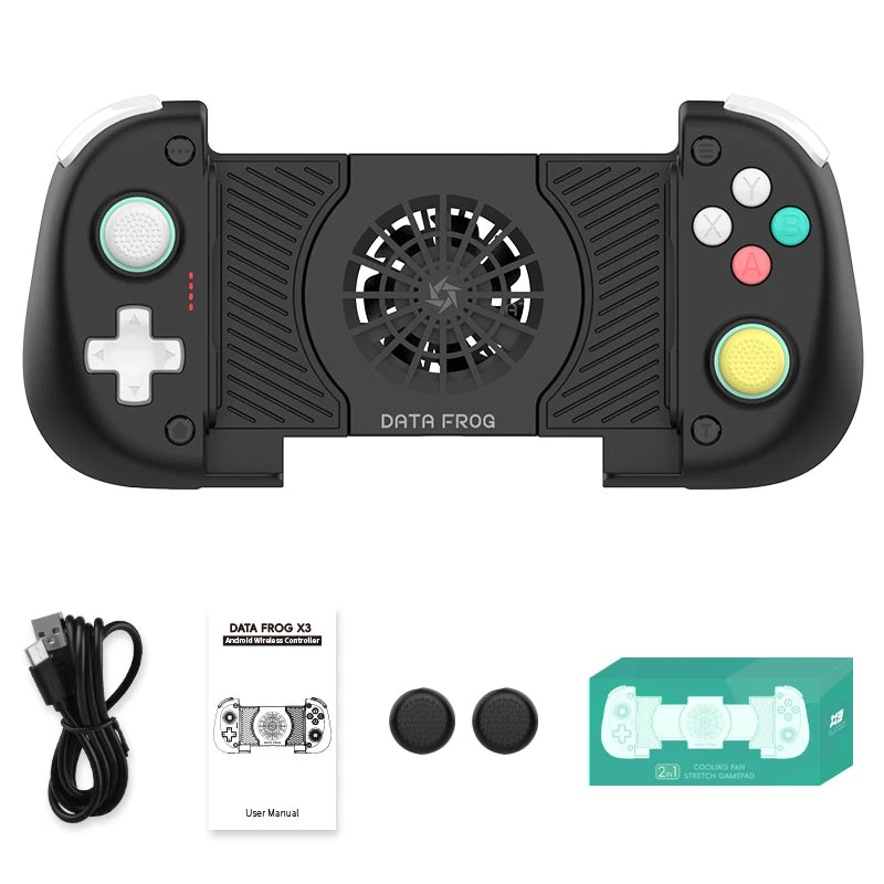 X3 Wireless Gaming Controller for Android – Hall Joystick Mobile Gamepad with Cooling