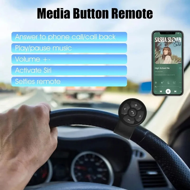 QXS-001 Steering Wheel Control Module – Universal ABS+PC Controller (60g Lightweight Design)
